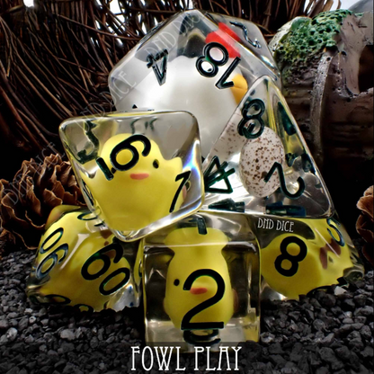 Fowl Play - 8 Dice Set