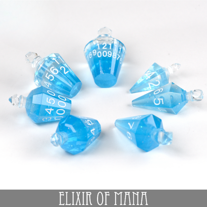 Elixir of Mana - 7 Dice Set (Handmade)