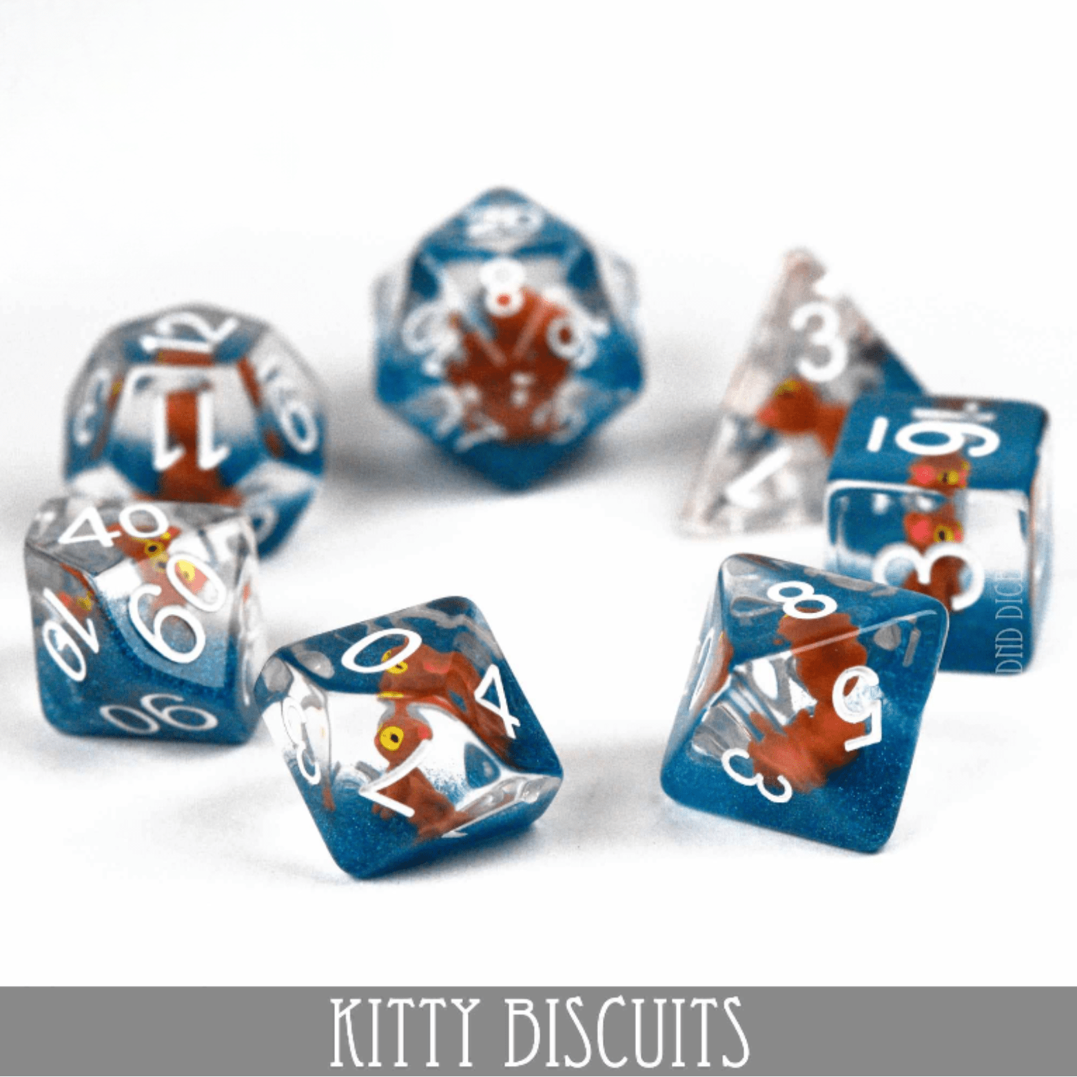 Kitty Biscuits - 7 Dice Set - QuestChest