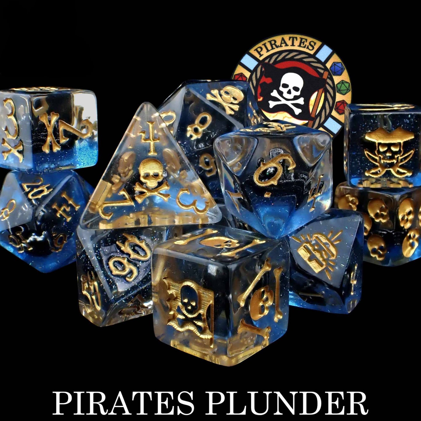 Pirates Plunder - 11 Dice Set - QuestChest