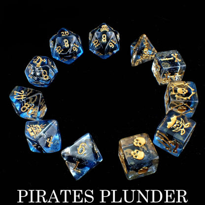 Pirates Plunder - 11 Dice Set - QuestChest