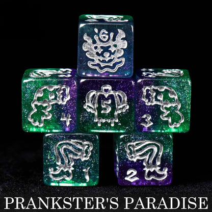 Prankster's Paradise - 11 Dice Set - QuestChest