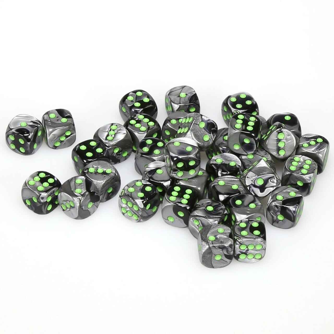 GEMINI 36D6 BLACK-GREY/GREEN 12MM