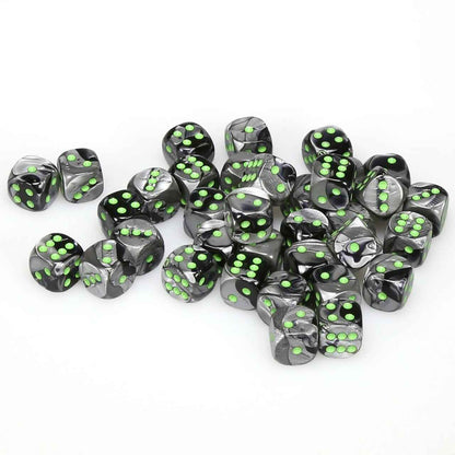 GEMINI 36D6 BLACK-GREY/GREEN 12MM
