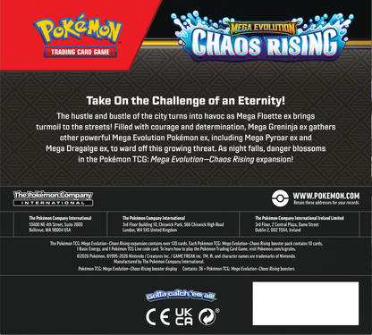 POKEMON : CHAOS RISING - BOOSTER BOX (Pre-Order)