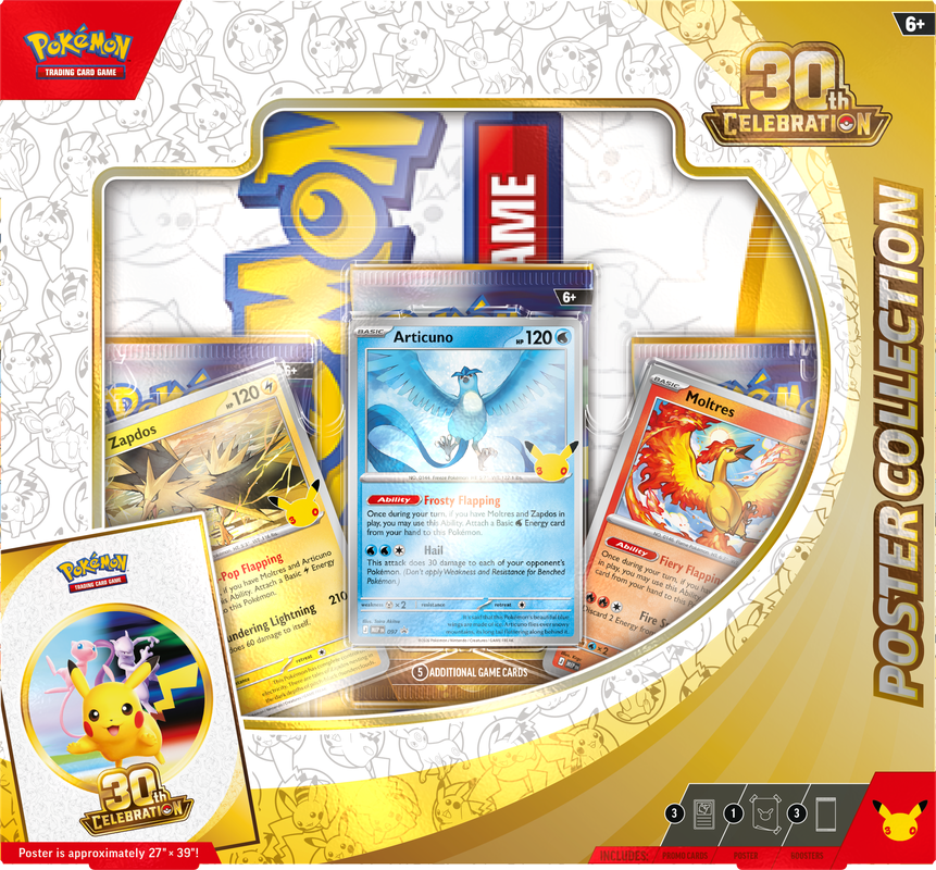 POKEMON - 30TH CELEBRATION - POSTER COLLECTION