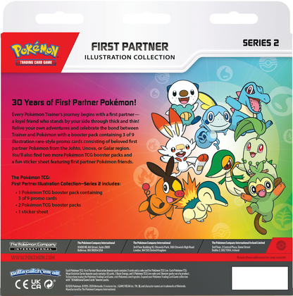 Pokemon - First Partner Illustration Collection - Series 2 (Pre-Order)