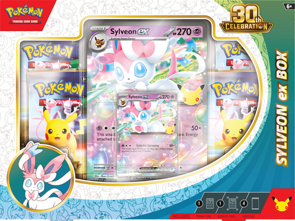 POKEMON - 30TH CELEBRATION - SYLVEON EX/ GRENINJA EX BOX