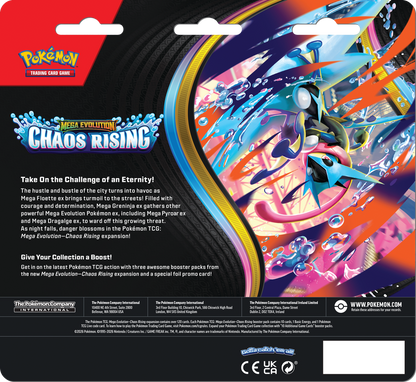 POKEMON - ME04 CHAOS RISING - 3PK BLISTER