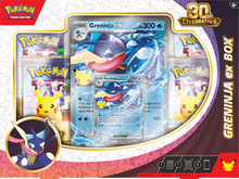 POKEMON - 30TH CELEBRATION - SYLVEON EX/ GRENINJA EX BOX