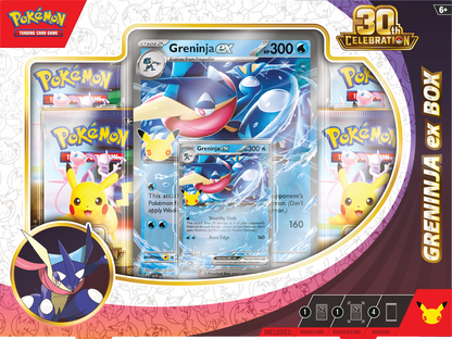 POKEMON - 30TH CELEBRATION - SYLVEON EX/ GRENINJA EX BOX