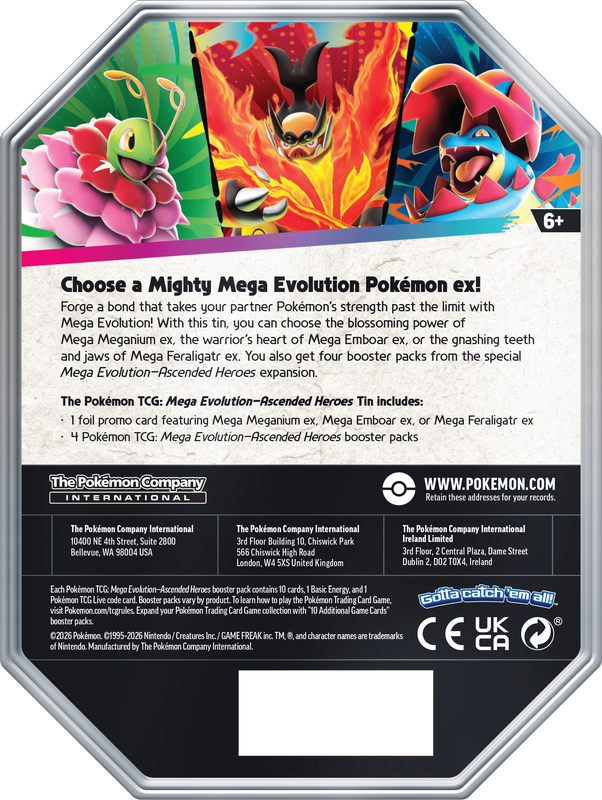 POKEMON - ME2.5 ASCENDED HEROES TIN
