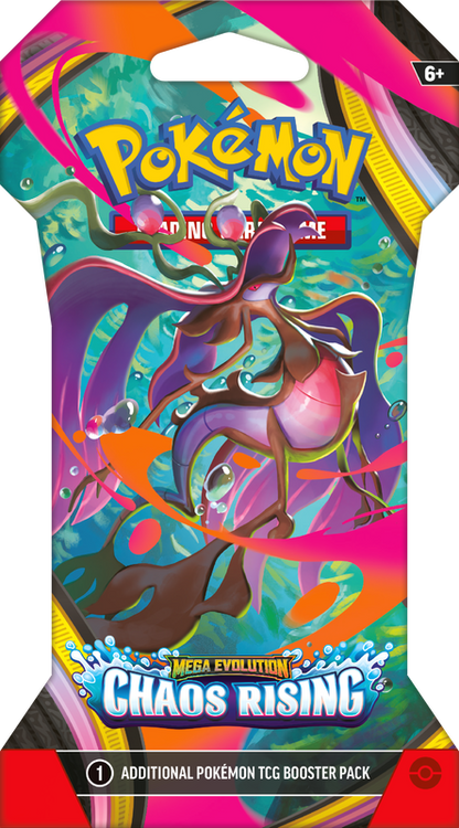 SLEEVED POKEMON CHAOS RISING PACK