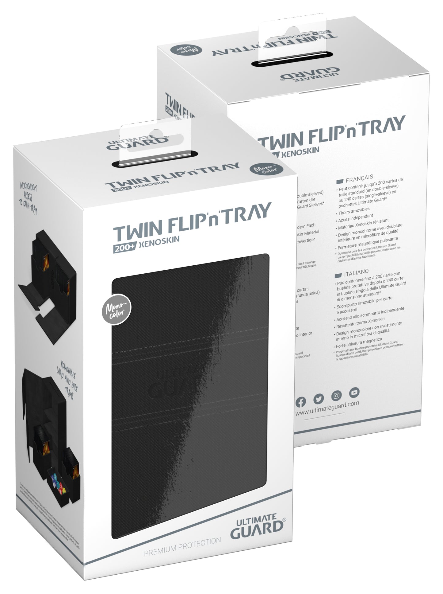 UG TWIN FLIP N TRAY DECK CASE MONOCOLOR (200+)