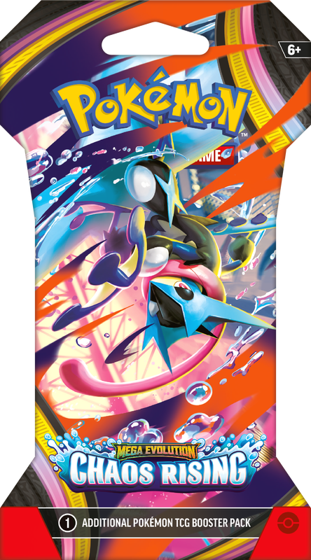 SLEEVED POKEMON CHAOS RISING PACK