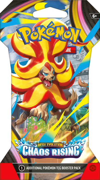 SLEEVED POKEMON CHAOS RISING PACK
