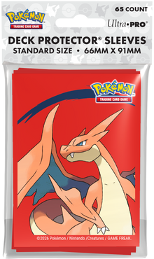 UP - D-PRO POKEMON - MEGA CHARIZARD Y SLEEVES (65CT)