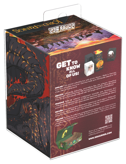 Ultimate Guard - Squaroes 100ct Deck Box - The Lord Of The Rings - Various Designs