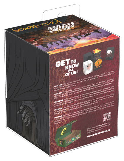 Ultimate Guard - Squaroes 100ct Deck Box - The Lord Of The Rings - Various Designs
