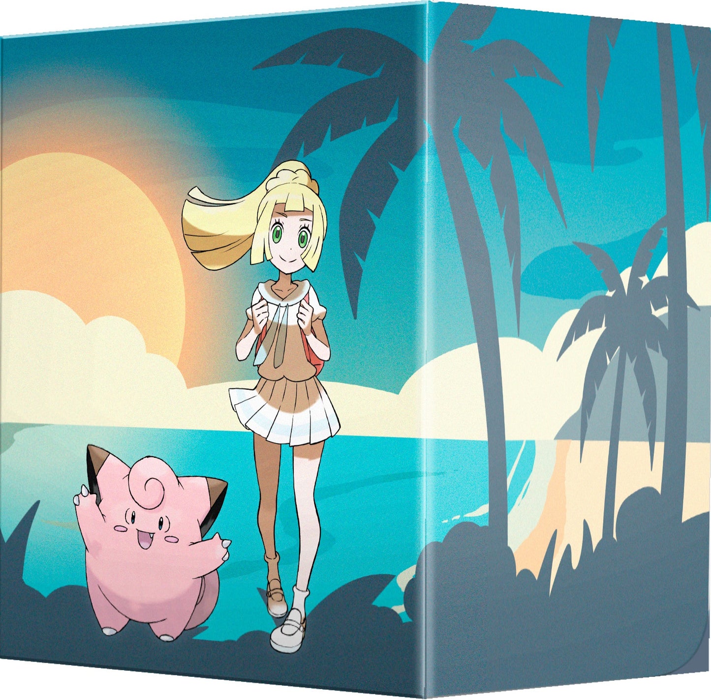 UP - DECK BOX PRO (100+) - POKEMON LILLIE AND CLEFAIRY