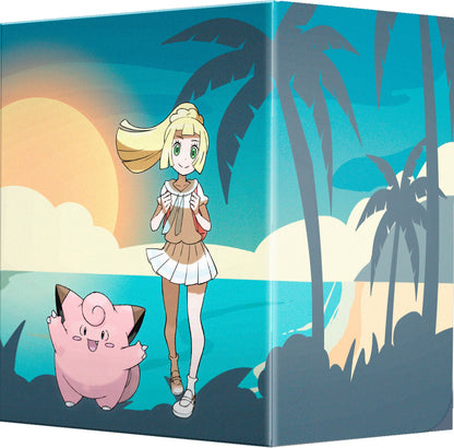 UP - DECK BOX PRO (100+) - POKEMON LILLIE AND CLEFAIRY