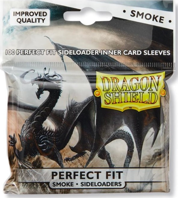DRAGON SHIELD - SLEEVES PERFECT FIT - SIDELOADER SMOKE (100ct)