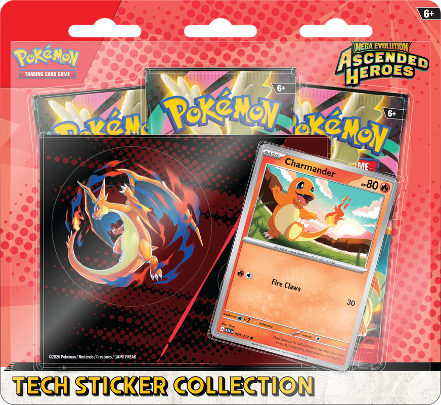 POKEMON - ME2.5 ASCENDED HEROES TECH STICKER COLLECTION