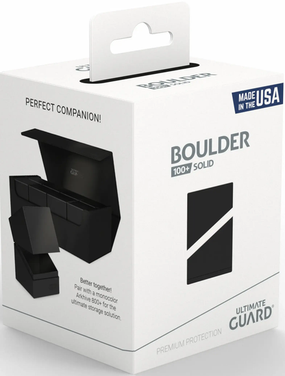 ULTIMATE GUARD DECK CASE - BOULDER SOLID (100CT)