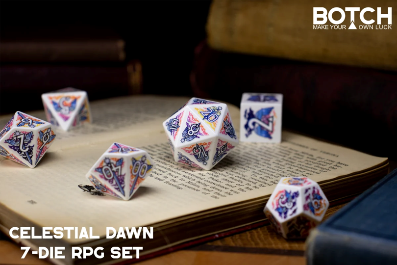 CELESTIAL DAWN 7-DIE RPG SET