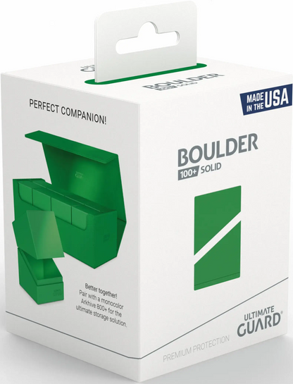 ULTIMATE GUARD DECK CASE - BOULDER SOLID (100CT)