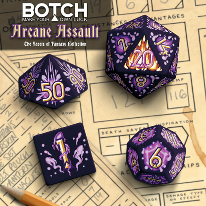 ARCANE ASSAULT 7-DIE RPG SET