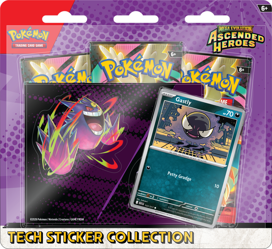 POKEMON - ME2.5 ASCENDED HEROES TECH STICKER COLLECTION