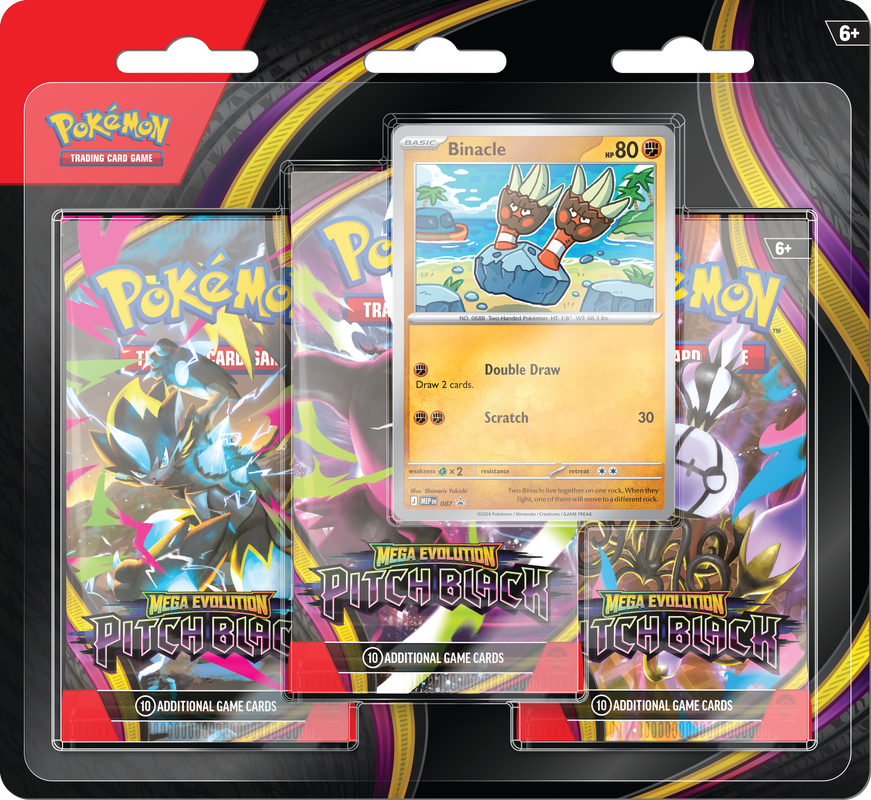POKEMON - ME05 PITCH BLACK - 3PK BLISTER