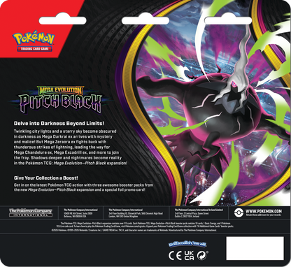 POKEMON - ME05 PITCH BLACK - 3PK BLISTER