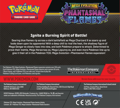 POKEMON - ME02 PHANTASMAL FLAMES - BOOSTER BOX