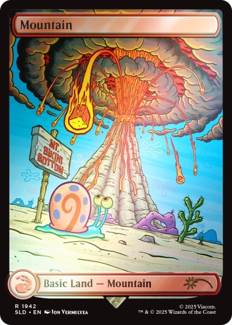 MTG: Secret Lair x SpongeBob SquarePants: Lands Under the Sea Foil Edition