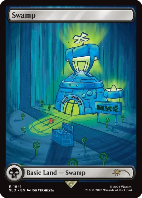 MTG: Secret Lair x SpongeBob SquarePants: Lands Under the Sea Non-Foil
