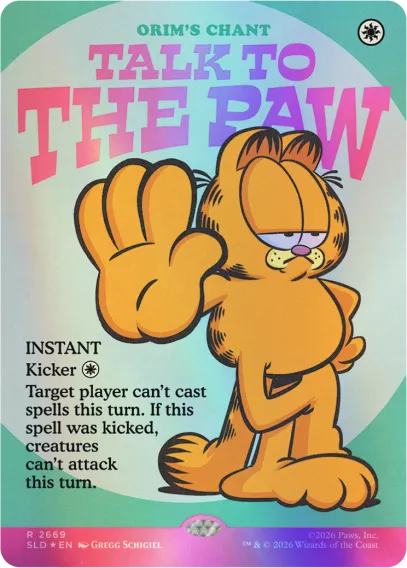 Secret Lair x Garfield: Motivationally Challenged