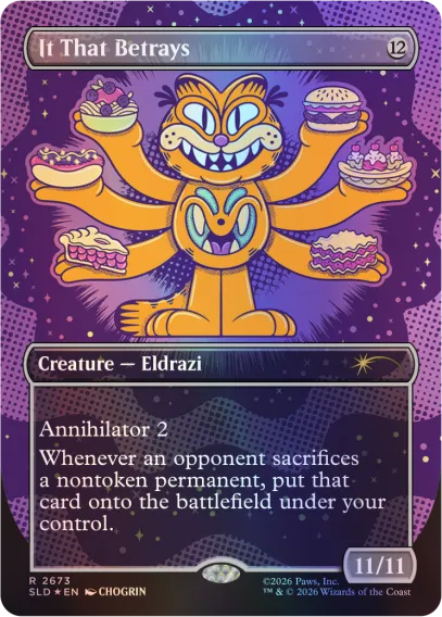 Secret Lair x Garfield: Our Only Thought is to Entertain You