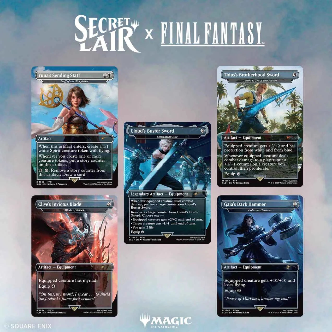 Secret Lair x FINAL FANTASY: Weapons Non-Foil