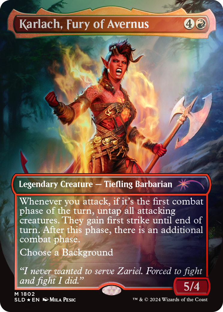 Secret Lair x Dungeons & Dragons®: Karlach's Rage Foil Edition