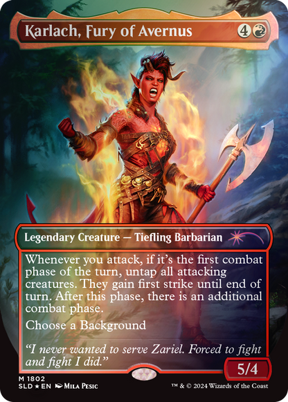 Secret Lair x Dungeons & Dragons®: Karlach's Rage Foil Edition