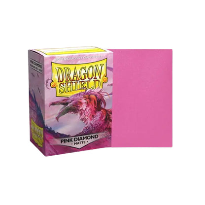 DRAGON SHIELD SLEEVES - MATTE PINK DIAMOND (100CT)