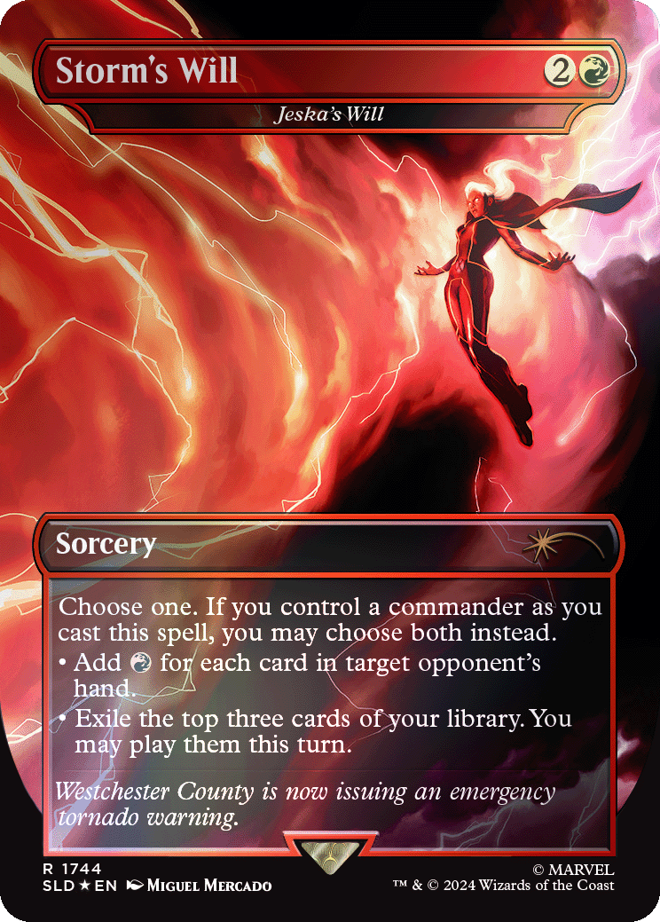 Secret Lair x Marvel's Storm Foil Edition