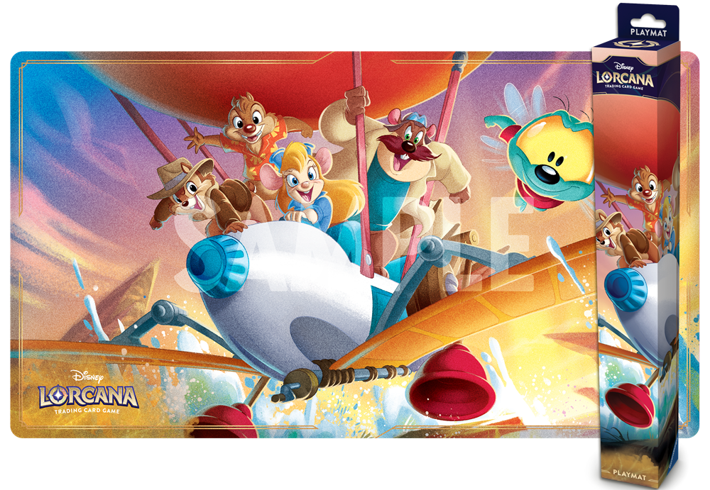 DISNEY LORCANA PLAYMAT SET 8 MAT A RESCUE RANGERS