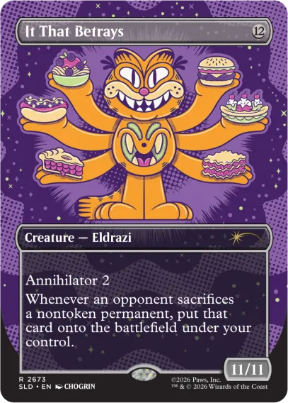 Secret Lair x Garfield: Our Only Thought is to Entertain You