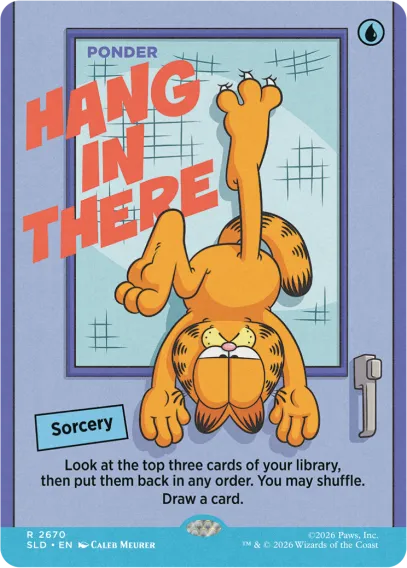 Secret Lair x Garfield: Motivationally Challenged