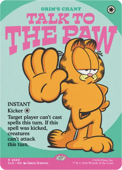 Secret Lair x Garfield: Motivationally Challenged