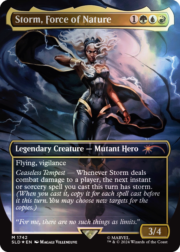 Secret Lair x Marvel's Storm Foil Edition
