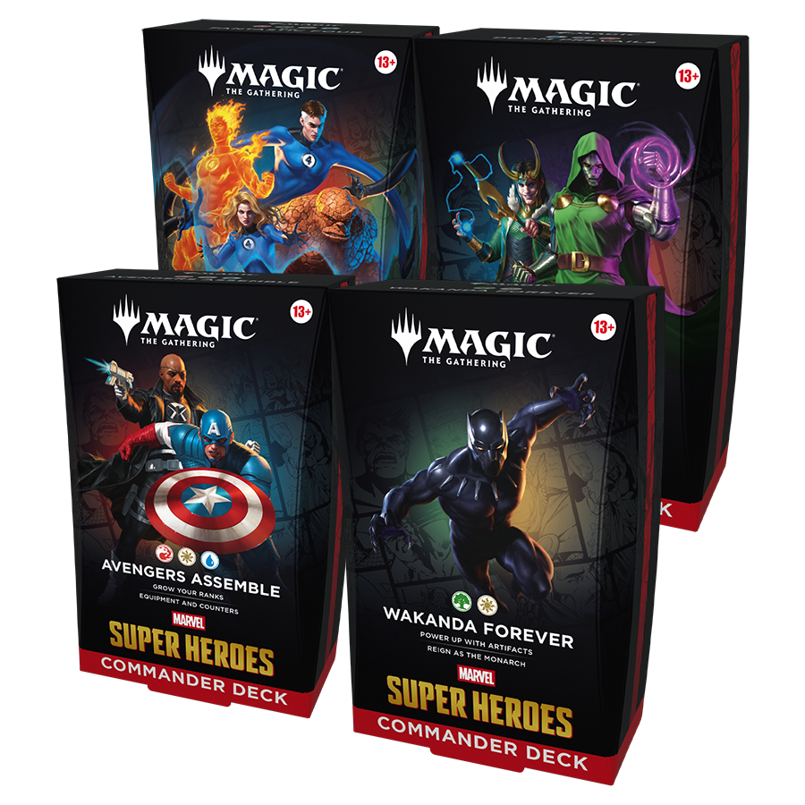 MTG - MARVEL SUPER HEROES COMMANDER DECKS